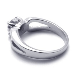 Dames Diamanten Titanium Ring