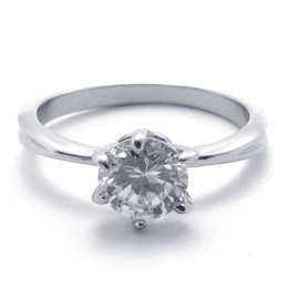 Diamanten Titanium Ring