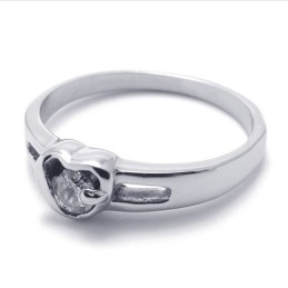Diamanten Titanium Ring Voor Vrouwen