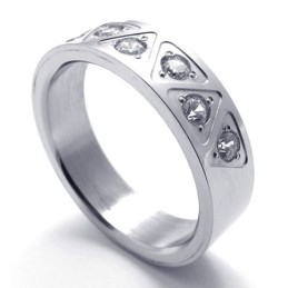 Diamanten Titanium Ring