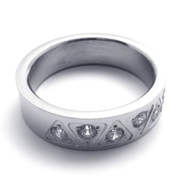 Diamanten Titanium Ring