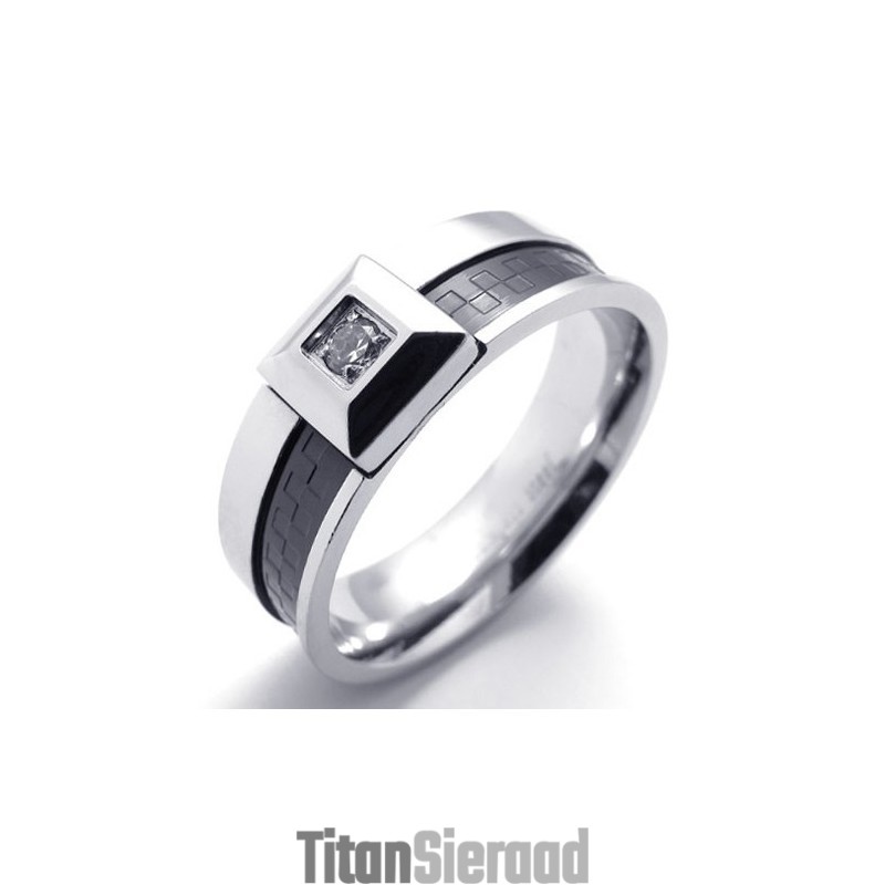 Diamanten Titanium Ring Diamanten Titanium Ring