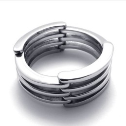 Puzzel Titanium Ring