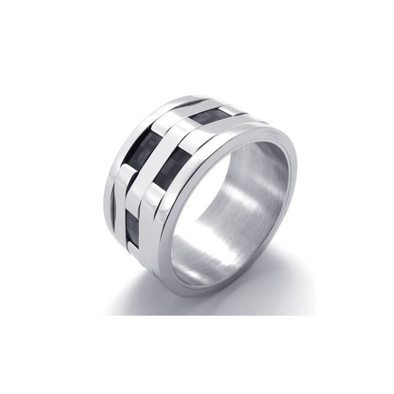 Puzzel Titanium Ring
