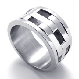 Puzzel Titanium Ring