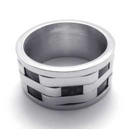 Puzzel Titanium Ring