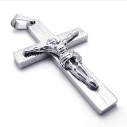 Jezus Titanium Kruis Hanger