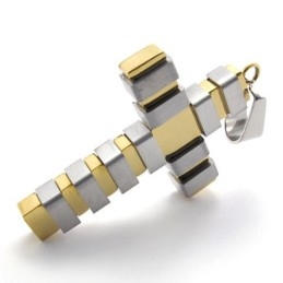 Gouden Titanium Kruishanger