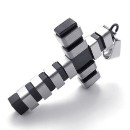Zwarte Titanium Kruishanger