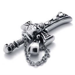 Schedel Dolk Titanium Kruis Hanger