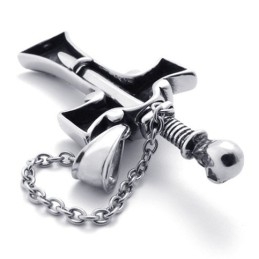 Schedel Dolk Titanium Kruis Hanger