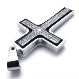 Zwarte Titanium Kruishanger
