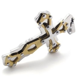 Zwarte Titanium Kruishanger