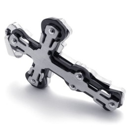 Zwarte Titanium Kruishanger