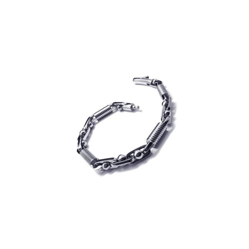 Herenjongens Zilveren 316L Pure Titanium Bedelarmband Herenjongens Zilveren 316L Pure Titanium Bedelarmband