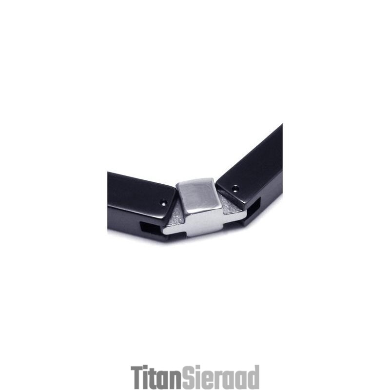 Heren Jongens Zilveren Pure Titanium Ketting Bedelarmband