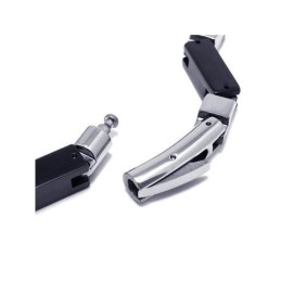Heren Jongens Zilveren Pure Titanium Ketting Bedelarmband