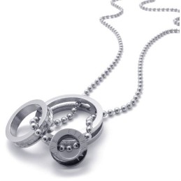 Zilveren Accent Meerdere Ringen Geliefden Titanium Hanger