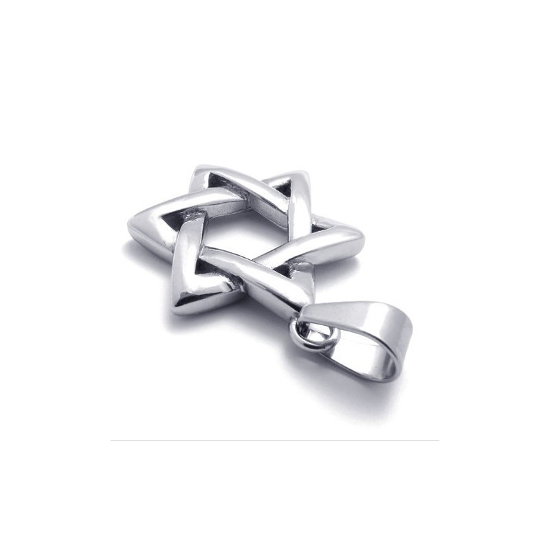 Gelukshexagram Titanium Hanger