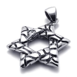 Gelukshexagram Titanium Hanger