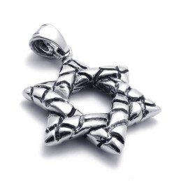 Gelukshexagram Titanium Hanger