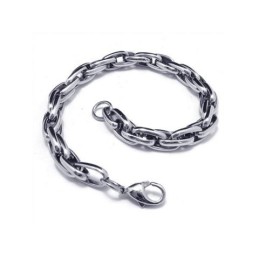 Heren Jongens Zilveren Charm Pure Titanium Ketting Armband