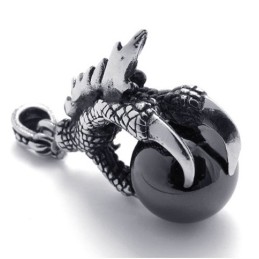 Klauw Edelsteen Titanium Hanger