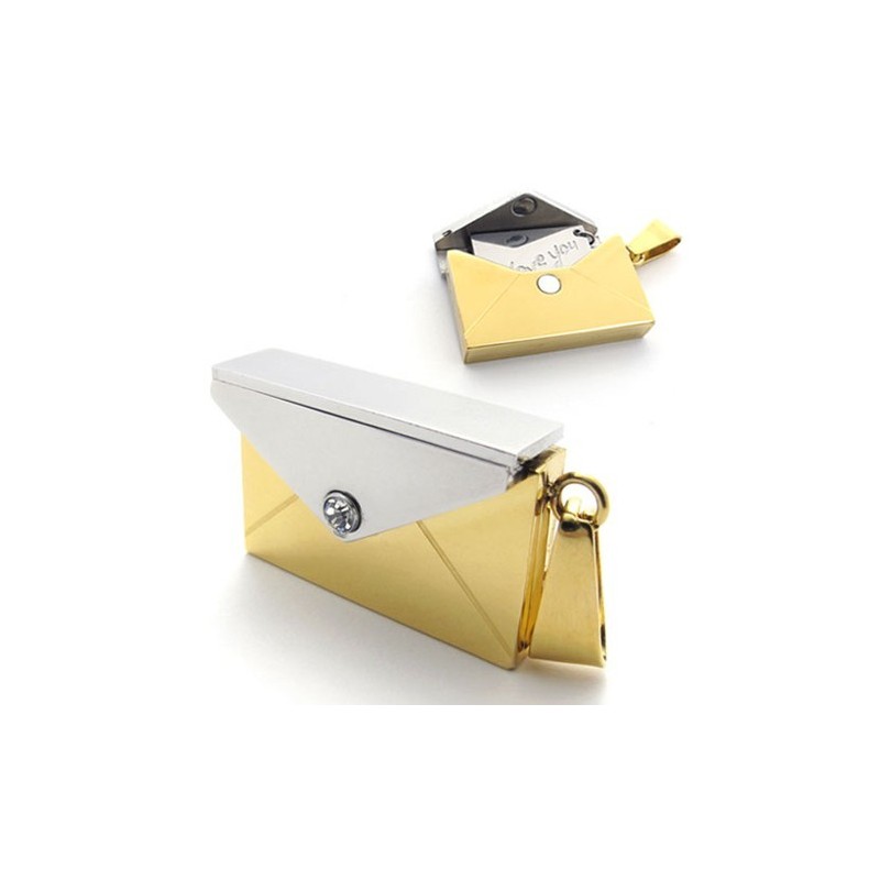 Gouden Portemonnee Liefhebbers Titanium Hanger Gouden Portemonnee Liefhebbers Titanium Hanger