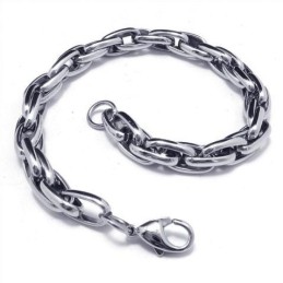 Heren Jongens Zilveren Charm Pure Titanium Ketting Armband