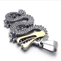 Gouden Accent Draak Titanium Hanger