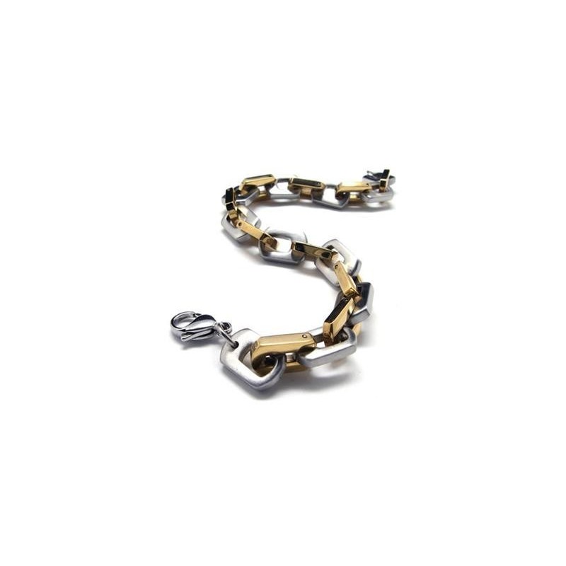 Heren Jongens Gouden Zilveren Pure Titanium Bedelarmband Heren Jongens Gouden Zilveren Pure Titanium Bedelarmband