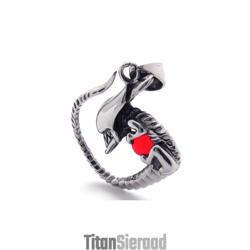 Rode Diamanten Titanium Hanger