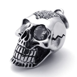 Diamanten Schedel Titanium Hanger