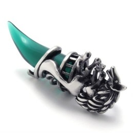 Groene Hoorn Titanium Hanger