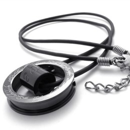 Zwarte Ring Titanium Hanger