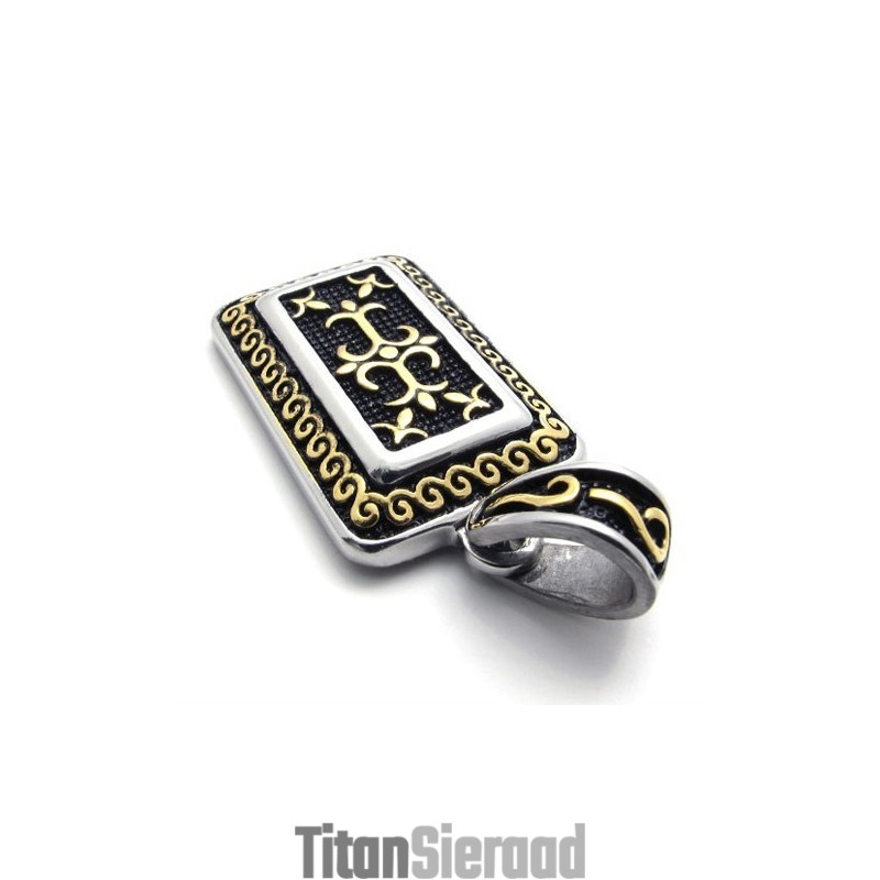 Gouden Dog Tag Titanium Hanger Gouden Dog Tag Titanium Hanger