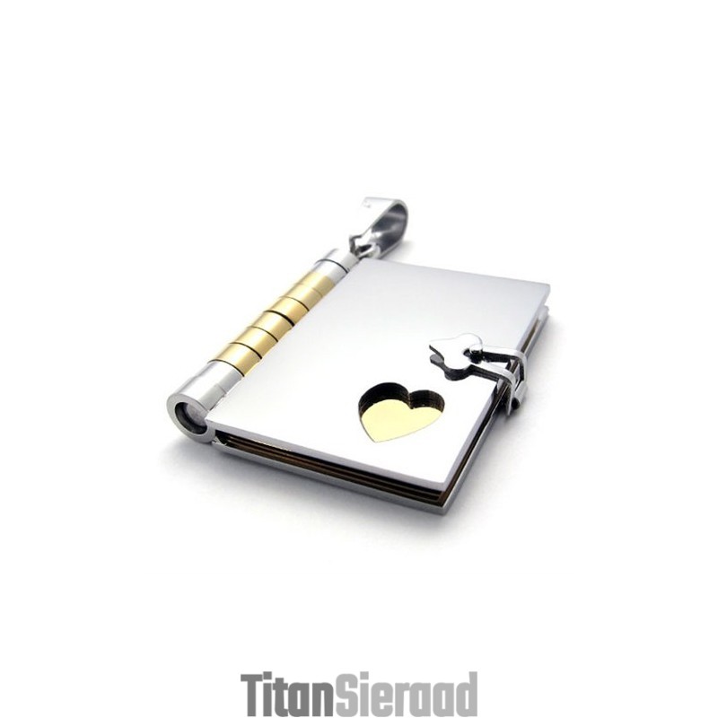 Gouden Boekliefhebbers Titanium Hanger Gouden Boekliefhebbers Titanium Hanger