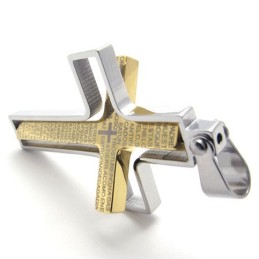 Gouden Titanium Kruishanger