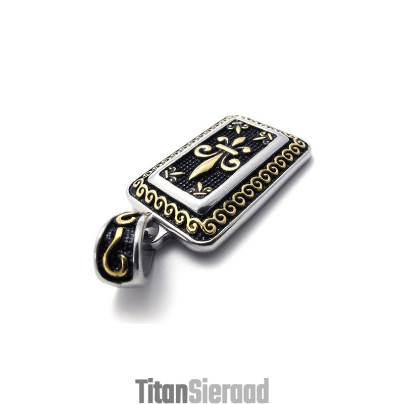 Gouden Dog Tag Titanium Hanger Gouden Dog Tag Titanium Hanger