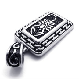 Schorpioen Dog Tag Titanium Hanger
