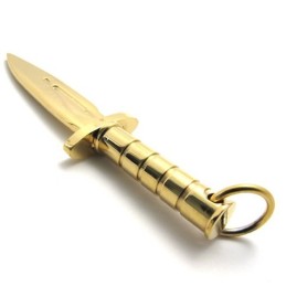 Gouden Dolk Titanium Hanger