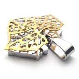 Titanium Hanger Met Bladgoud Voor Liefhebbers