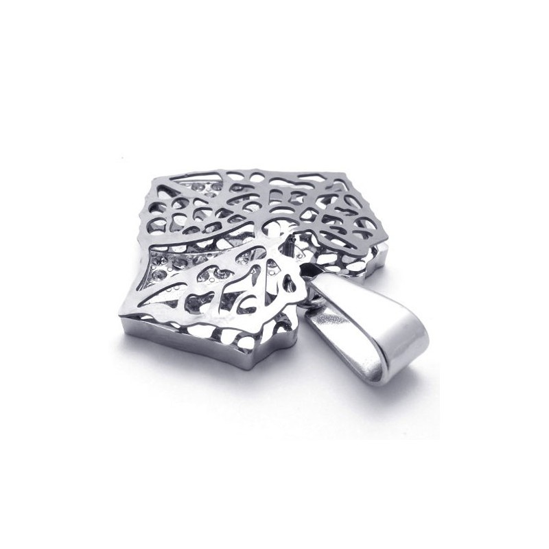 Titanium Hanger Met Holle Bladeren