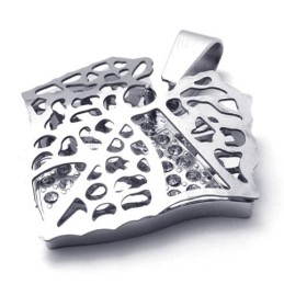 Titanium Hanger Met Holle Bladeren