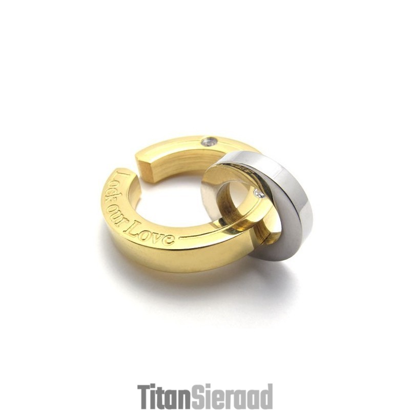 Gold Lovers Dames Titanium Hanger