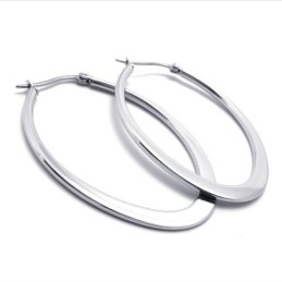 O-Ring Titanium Oorbellen