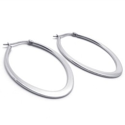 O-Ring Titanium Oorbellen