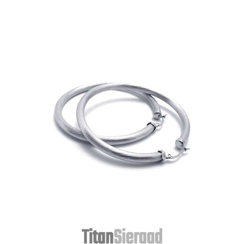 Ring Titanium Oorbellen Ring Titanium Oorbellen