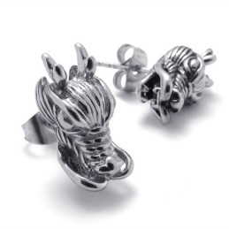 Chinese Draak Titanium Oorbellen
