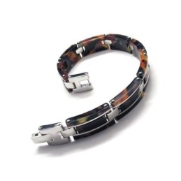 Heren Jongens Pure Titanium Rubber Armband Charm Bangle